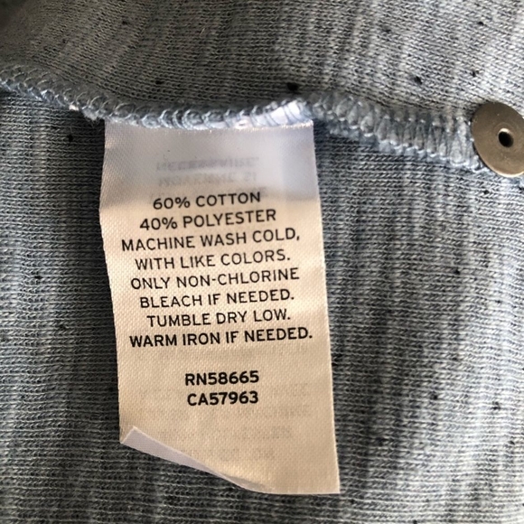 Mens Tee T&B Men’s T-Shirt Blue Cotton Short Sleeve Button Front T-shirt - Picture 7 of 7